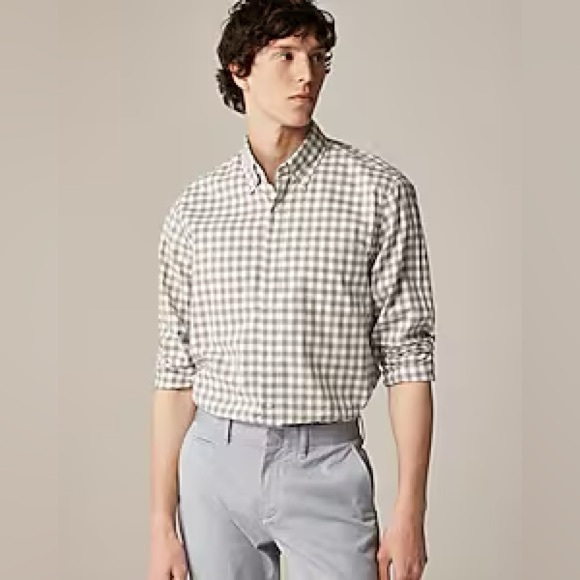 J.CREW: Slim Secret Wash cotton poplin shirt NIB - Picture 1 of 9